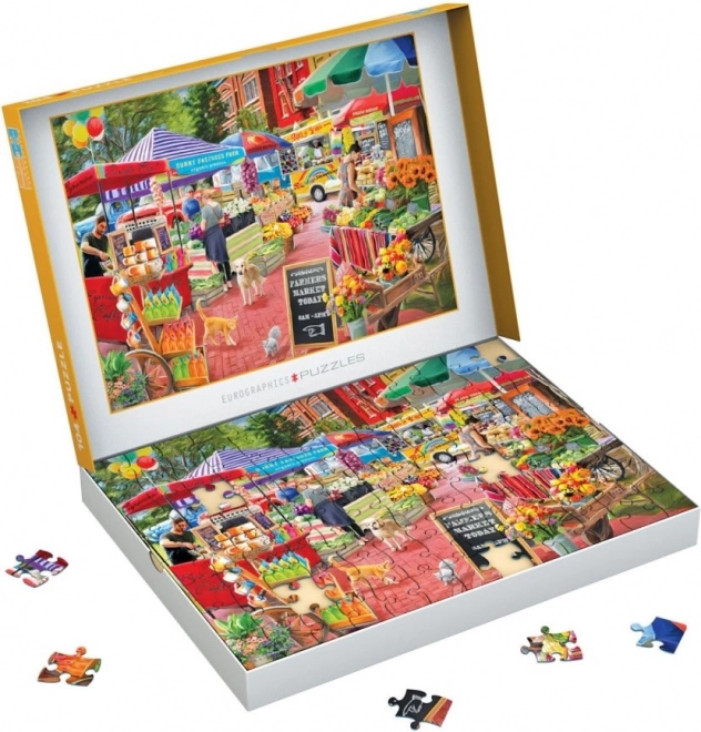 Eurographics Puzzle Una giornata al mercato agricolo 104 pezzi