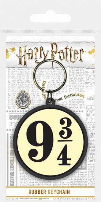 Portachiavi gomma Harry Potter binario 9 3/4