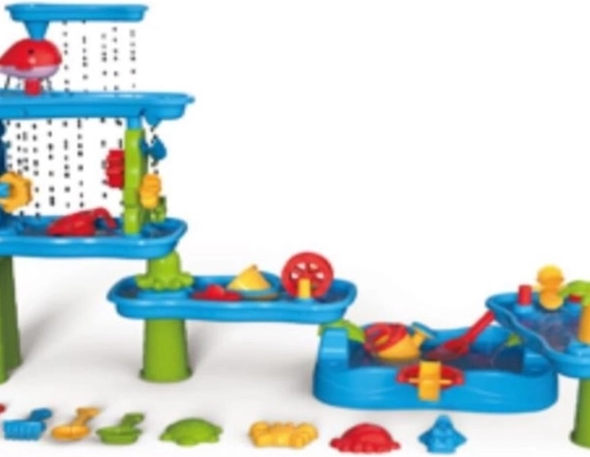 Parco giochi interattivo con acqua e sabbia Woopie