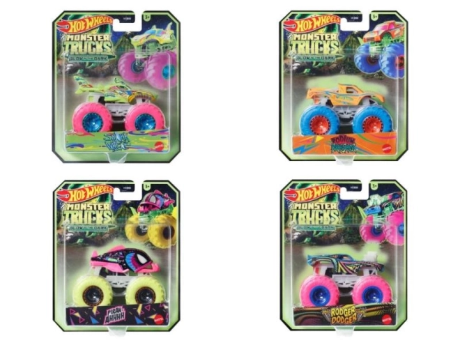 Hot Wheels Monster Trucks Luminosi nel Buio