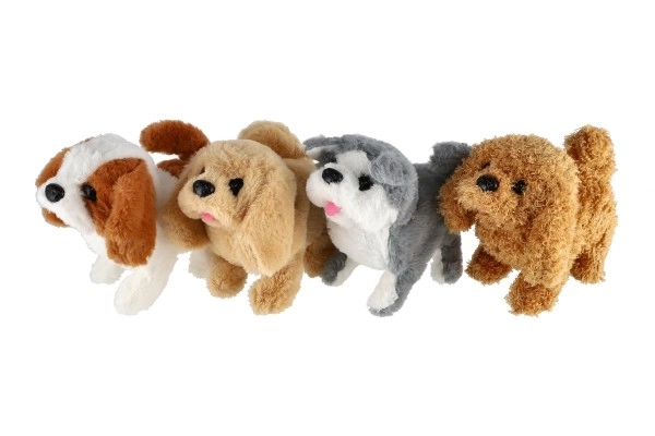 Cane interattivo peluche 18 cm a batteria