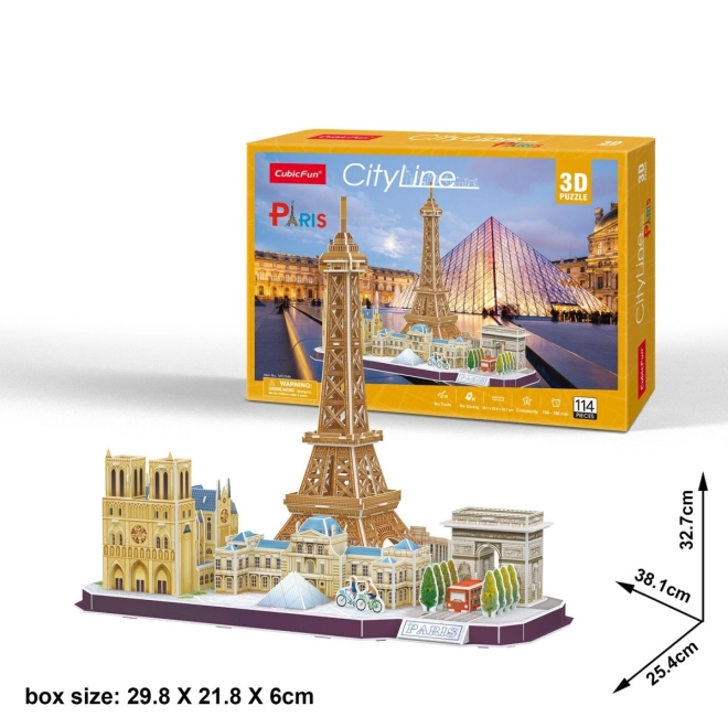 Puzzle 3D City Line Parigi