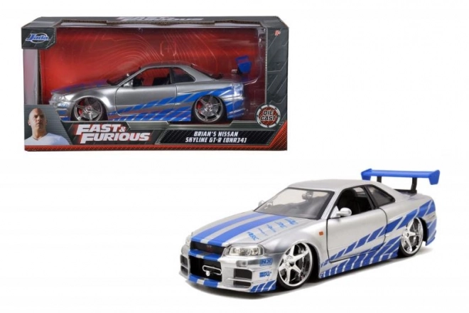 Auto Rychle a zběsile Nissan Skyline 1:24