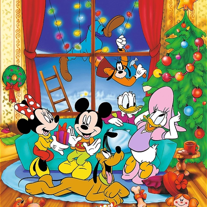 Puzzle Disney Mickey Mouse e amici Natale 600 pezzi