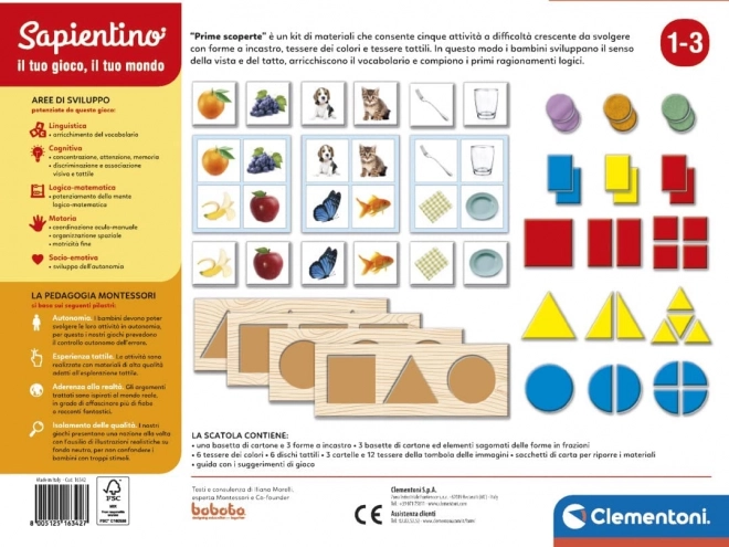 Clementoni Set Montessori: Prime scoperte