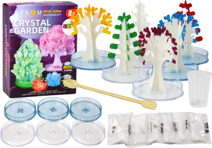 Set educativo creativo per coltivare alberi di cristallo