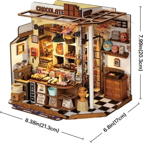 Miniatura della casa di Henry la cioccolateria