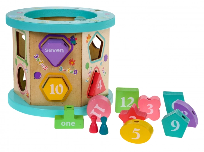 Multicubo educativo in legno 4 in 1 per bambini