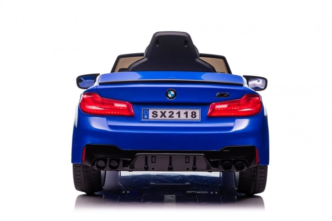 Auto elettrico per bambini BMW M5 blu