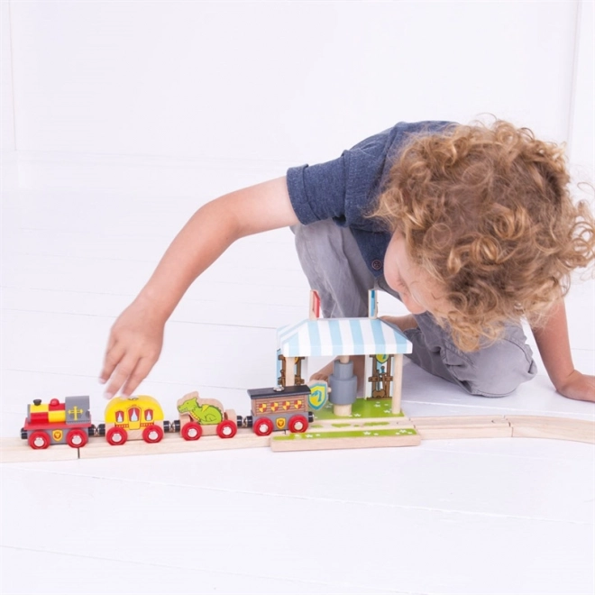 Campo di battaglia medievale Bigjigs Rail