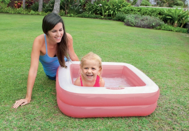 Piscina gonfiabile per bambini rosa chiaro