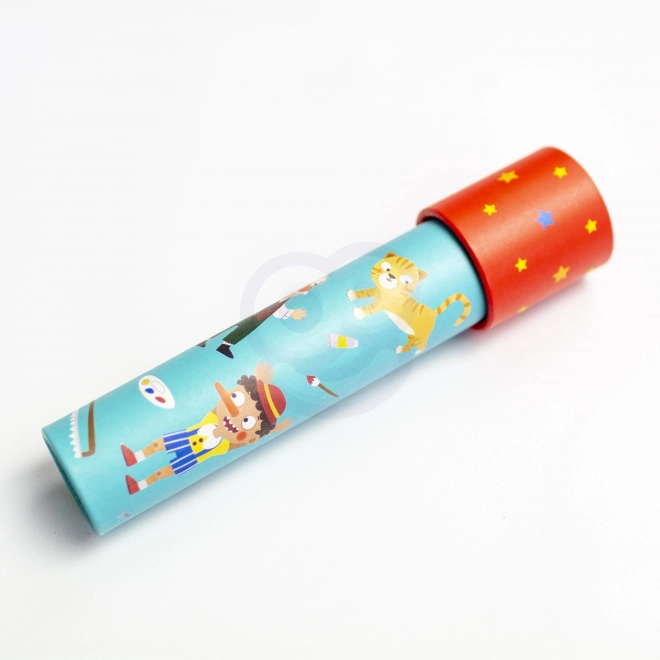 Kaleidoscopio colorato per bambini con personaggi e animali