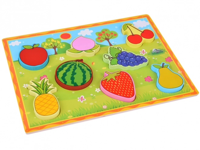 Puzzle in legno educativi Frutta