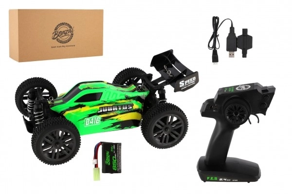 Auto RC Buggy Bonzai Jubatus verde fuoristrada 30cm