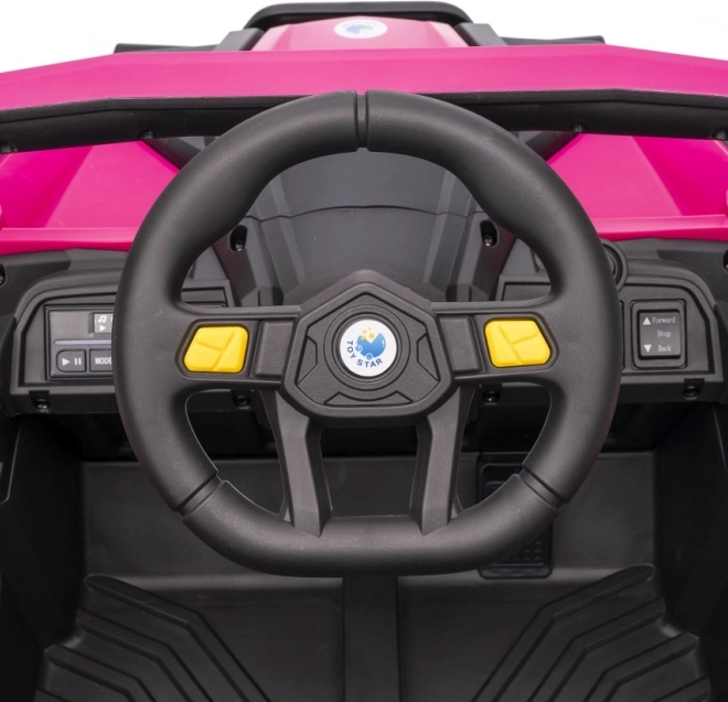 Auto elettrico per bambini Buggy Madman UTV-MX rosa