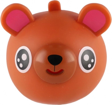 Animale di gomma fischiante con lingua 6 cm