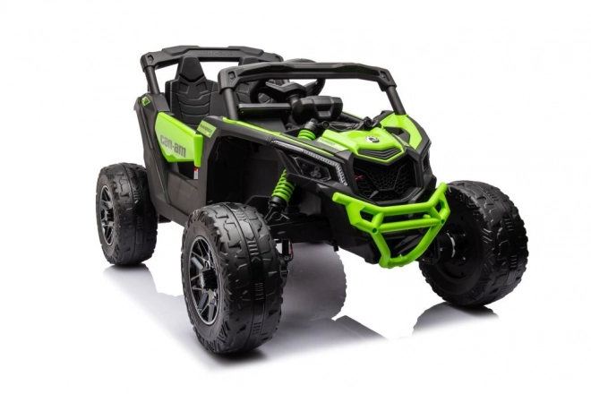 Auto elettrico buggy verde lucido