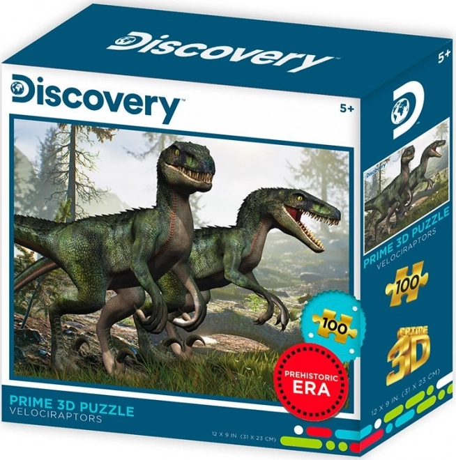 Puzzle 3D Velociraptor 100 Pezzi