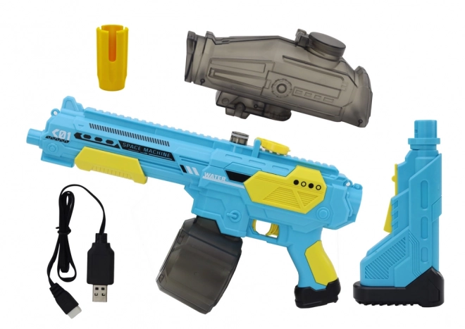 Pistola d'Acqua Automatica Ricaricabile M416 Blu