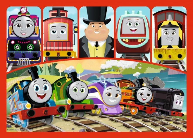 Puzzle 4 in 1 Thomas la Locomotiva