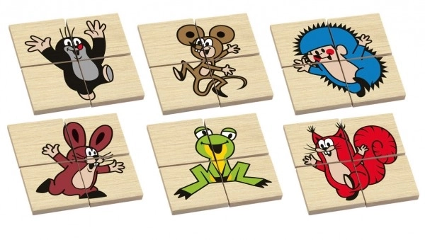 Puzzle in legno Krtek