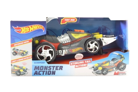 Macchina d'azione Scorpedo Hot Wheels a batteria