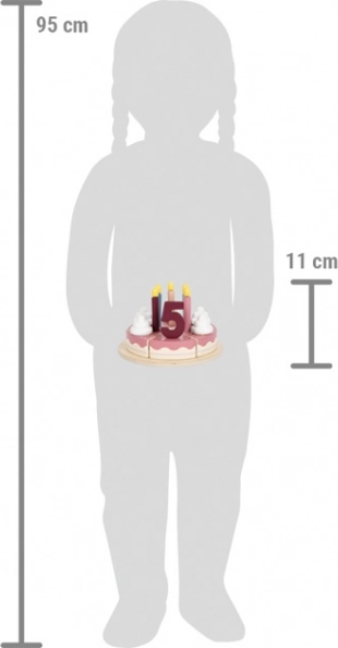 Torta di compleanno da tagliare Small Foot