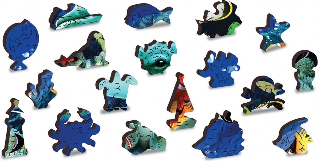 Pezzi unici a forma di creature marine