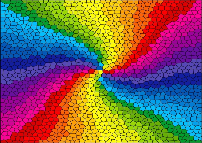 Puzzle godere Vetrata arcobaleno esplosione 1000 pezzi