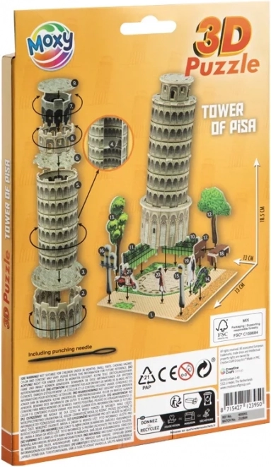 Puzzle 3D Torre Pendente di Pisa