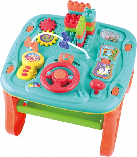 Tavolino attività bifacciale per bambini 37 cm