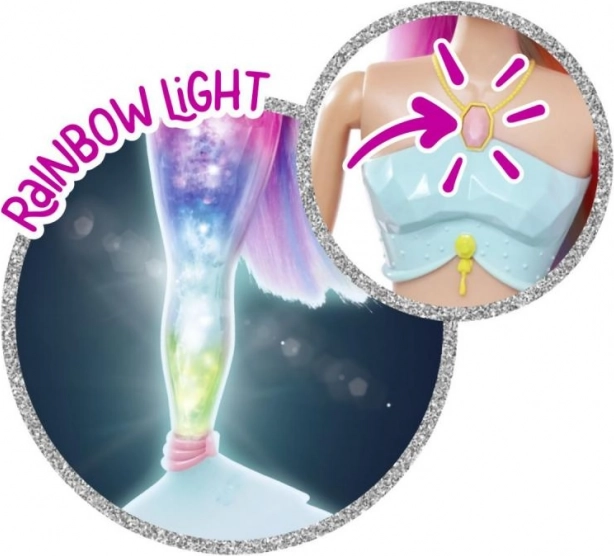 Bambola Steffi Sirena con Pinna Magica e Luminosa