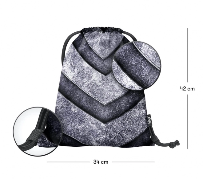 BAAGL SET 3 Skate Magion: zaino, astuccio, sacca