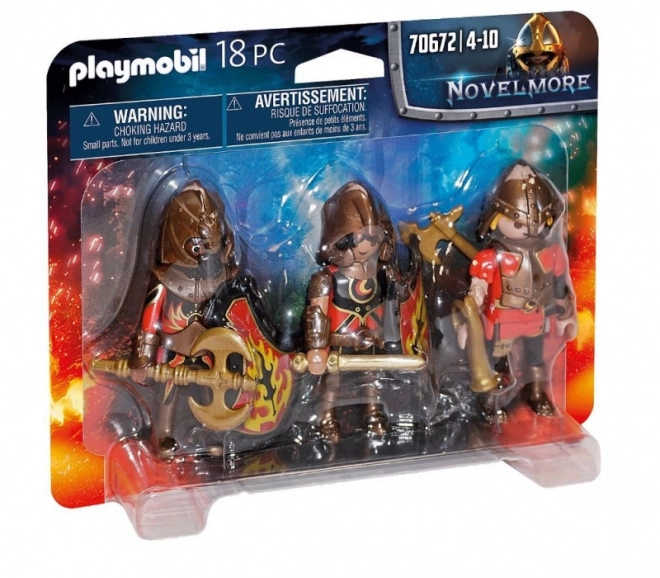 Set di figure Novelmore Tre Guerrieri Burnham