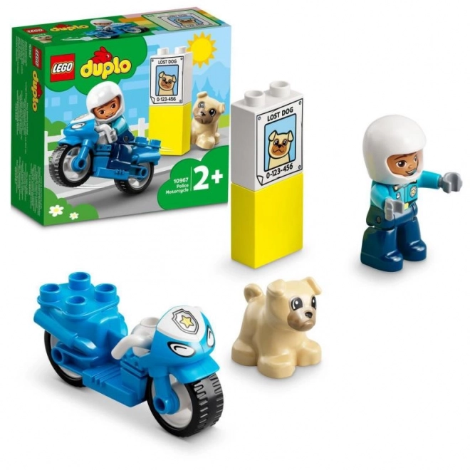 Lego DUPLO Città - Moto della polizia