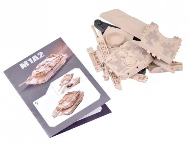 Kit costruzione carro armato americano Abrams M1A2