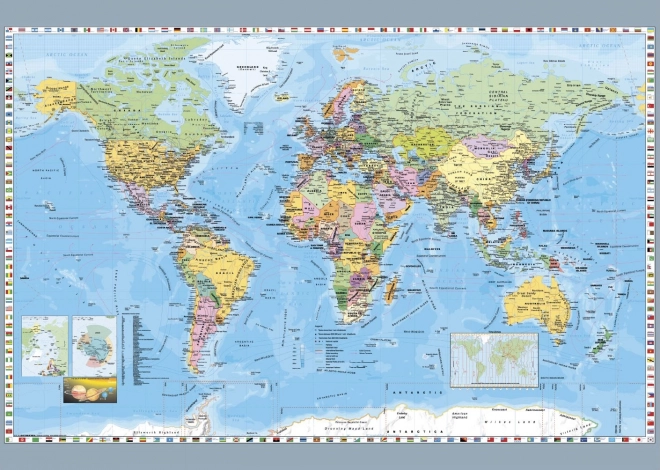 Puzzle Mappa Politica Del Mondo 1000 Pezzi