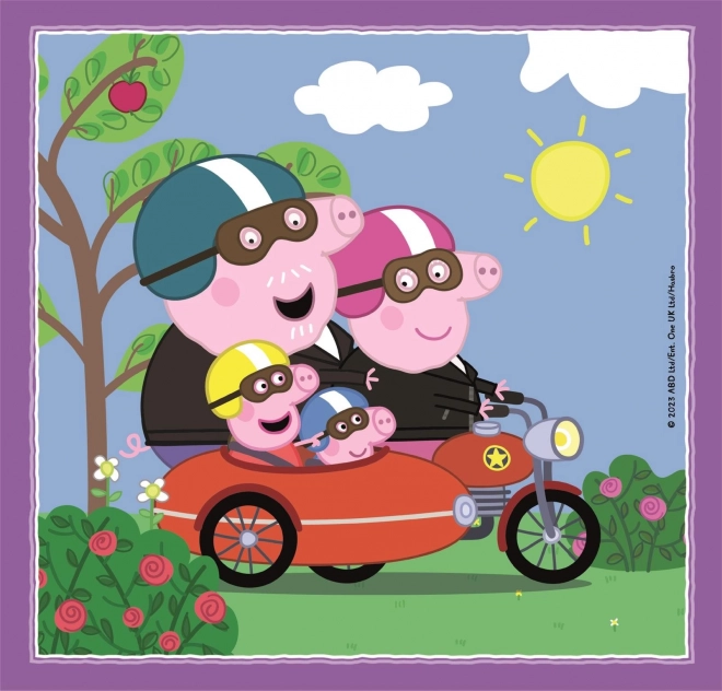 Puzzle Peppa Pig 3x48 pezzi