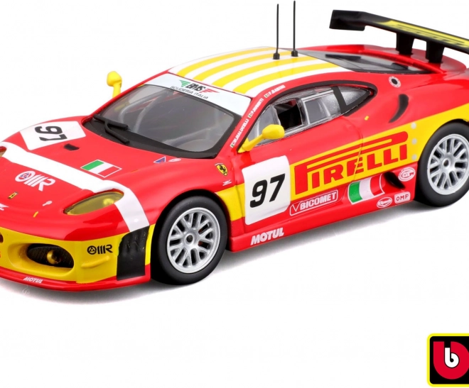 Modello in metallo BBURAGO 1:43 Ferrari F430 GT2 (2008) – Ferrari Racing