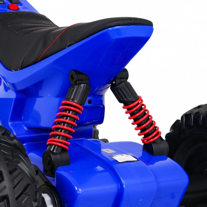 Batteria quad Lucky Seven Blu + Ruote in EVA + Avvio lento + LED + MP3 USB