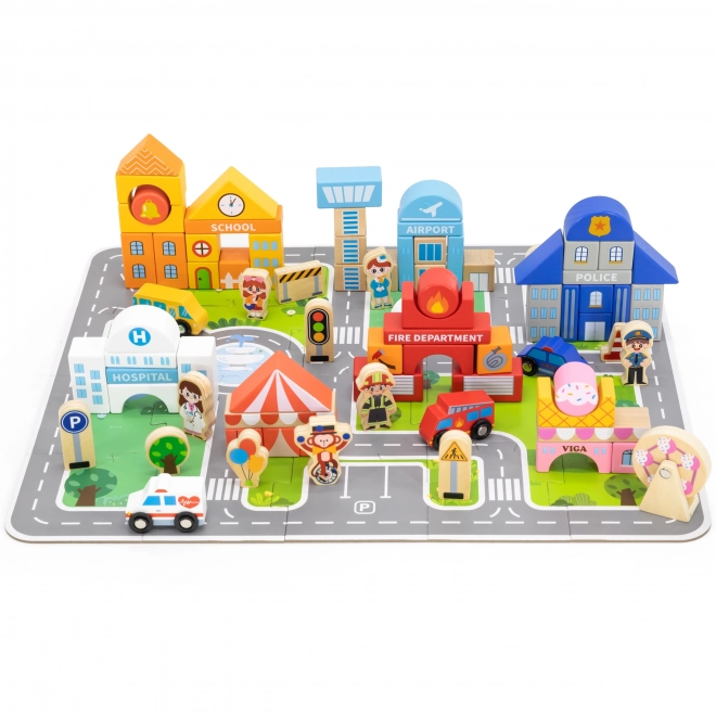 Costruzioni in legno per bambini con base