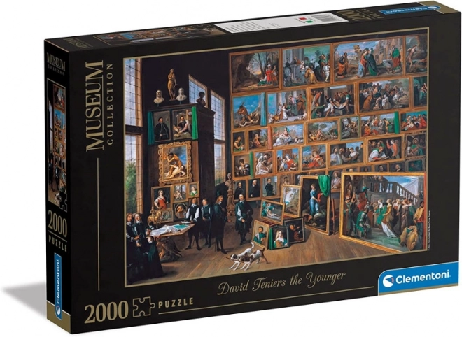 Puzzle Collezione Museo: L'arciduca Leopoldo Galleria di Bruxelles 2000 pezzi