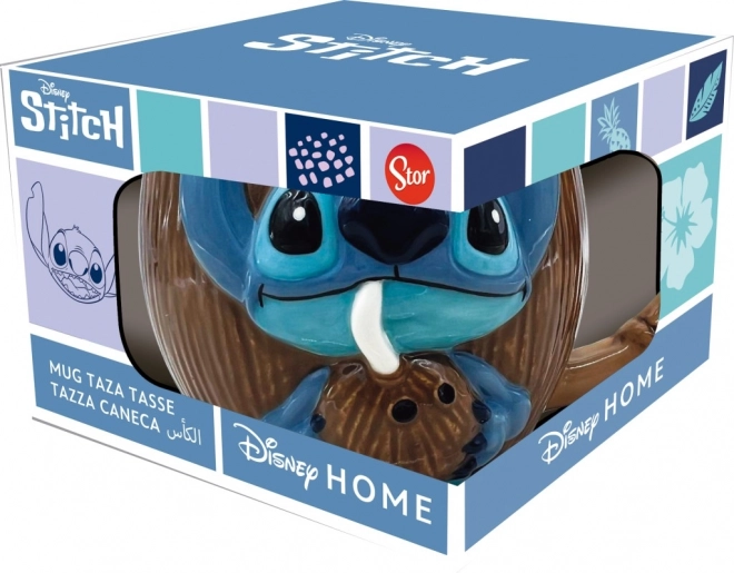 Stitch Tazza 3D in Cocco