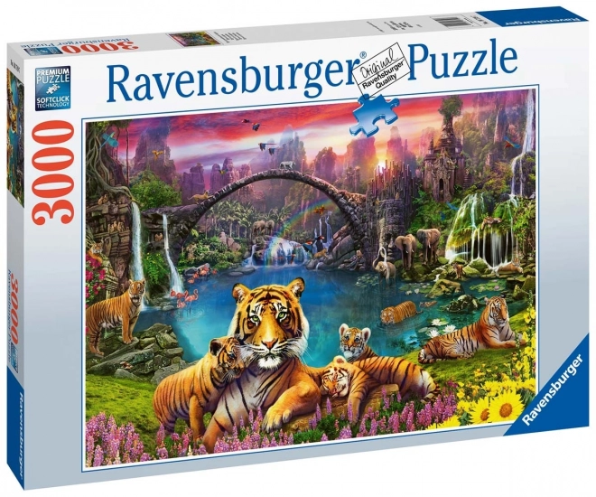 Puzzle Tigri in Paradiso Ravensburger 3000 pezzi