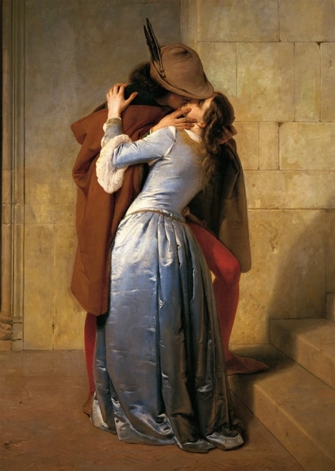 Puzzle Ravensburger Hayez Il Bacio 1000 pezzi