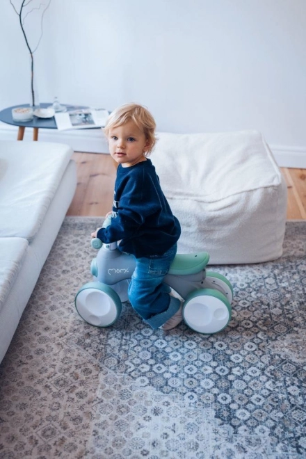 Bicicletta Senza Pedali MoMi Tobis con Bolle Grigio