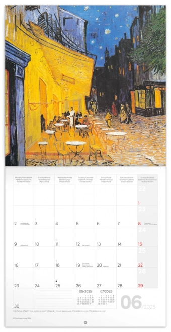 Calendario Notique Vincent van Gogh 2025