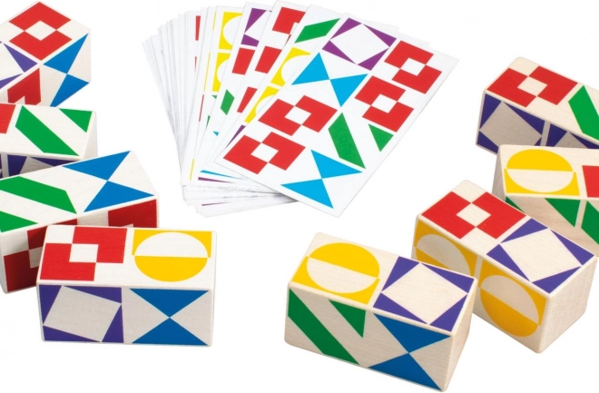 Gioco da tavolo Domino Match in legno nella scatolina