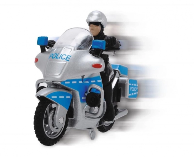 Motocicletta Polizia 10 cm con Accessori