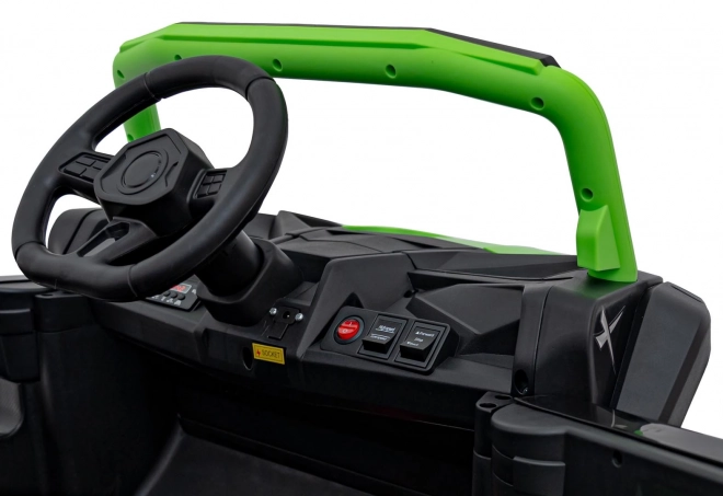 Auto elettrico per bambini Buggy UTV 2000M Racing Verde
